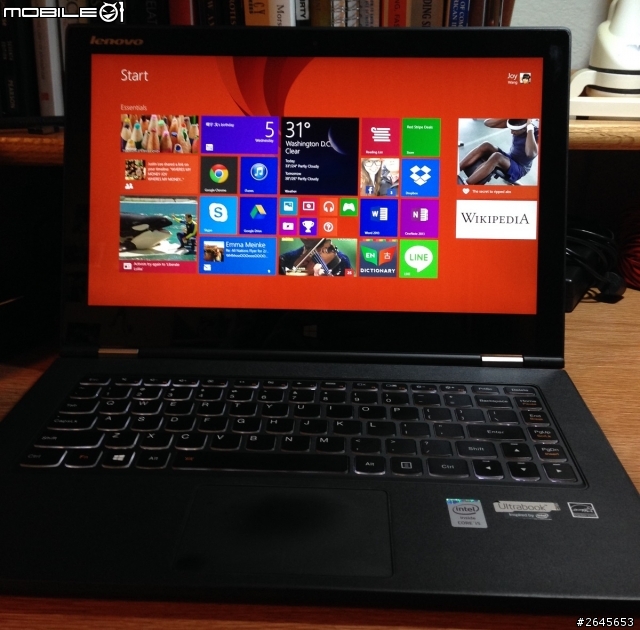 【不專業開箱】Lenovo IdeaPad Yoga 2 Pro 日光橘