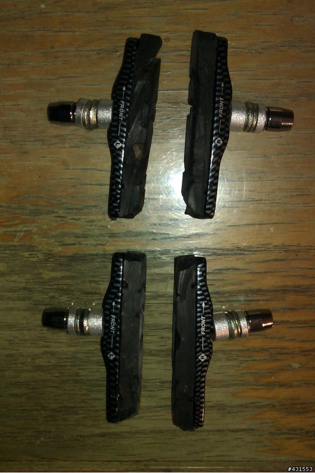 [吃飽撐著]DIY自製v煞可替換煞車皮