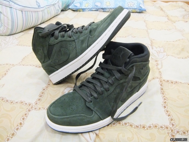 分享： AIR JORDAN 1 仿舊軍綠皮革款