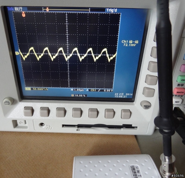 手上幾款行動電源的USB帶載1A輸出漣波測試(持續增加被測行動電源)-3/1更新