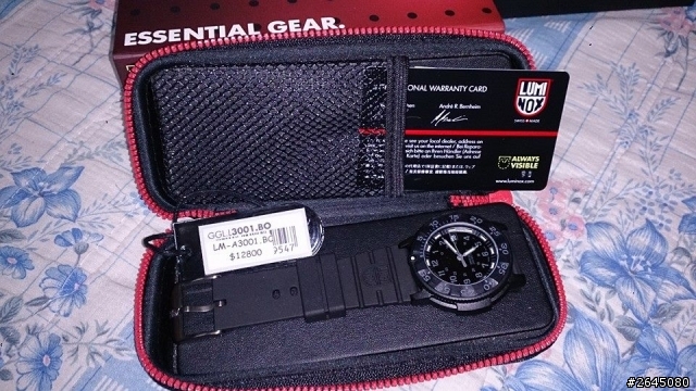 入手這支 Luminox 海豹部隊經典系列經典腕錶-IP黑x黑