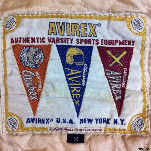 [古著分享] AVIREX全皮棒球外套