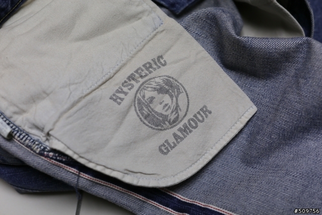[分享] HYSTERIC GLAMOUR 印刷圖章輕十字刀割牛仔褲 HG
