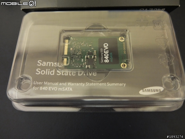 [開箱] SAMSUNG SSD mSATA EVO 250GB @ msi Z87-GD65 Gaming