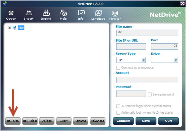 [教學]NetDrive：讓FTP用起來像網路芳鄰