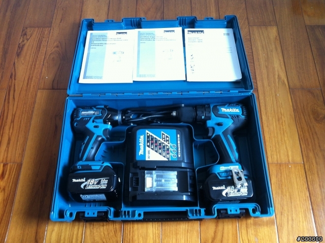 [開箱] Makita LXT239 無刷起子板手&衝擊震動電鑽