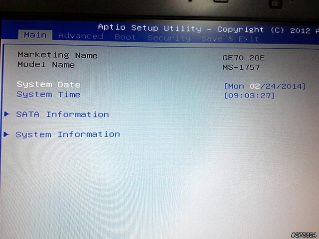ge70/20e msata 無法安裝 WIN7專業版問題