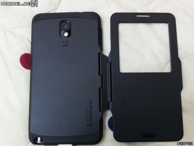 簡易(開箱文)新款SGP Galaxy 三星 Note 3 Case Slim Armor View