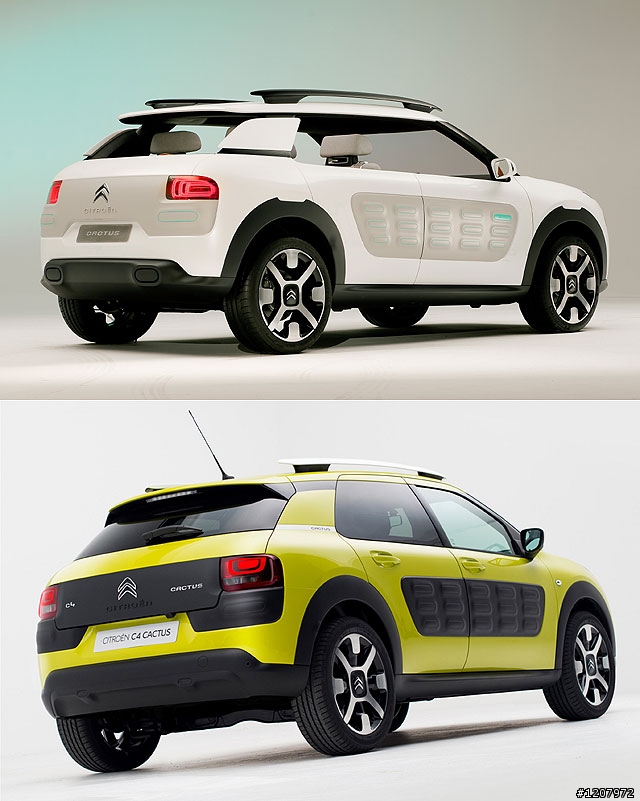 超像概念車的量產車==> Citroen C4 Cactus ！！