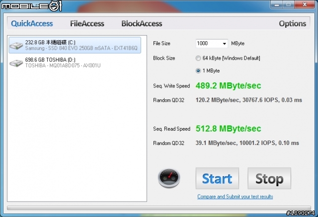 [開箱] SAMSUNG SSD mSATA EVO 250GB @ msi Z87-GD65 Gaming