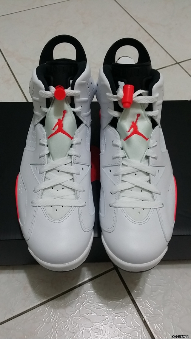 開箱~ AIR JORDAN RETRO 6 Infrared 小時候的夢想
