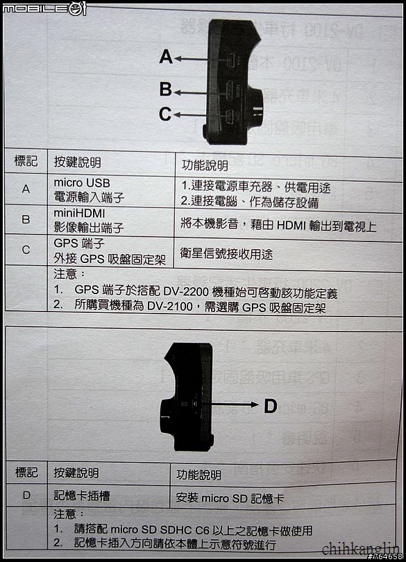 開箱 大通 DV-2100行車記錄器