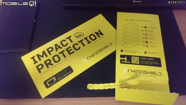 誠意到不行的保護貼 Rhino Shield for Xperia Z