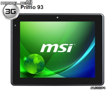 [開箱] C/P 性價不錯的 msi 微星9.7吋 3G平板 Primo93
