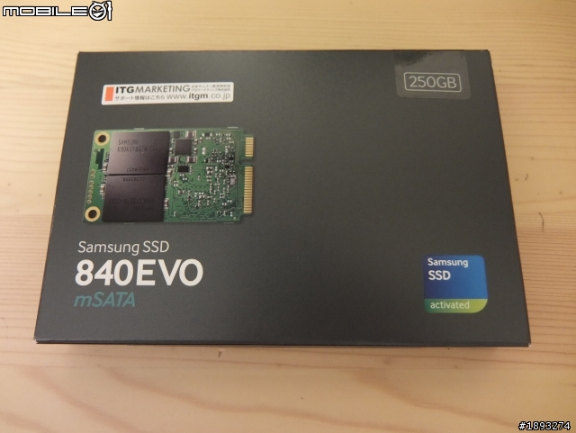 [開箱] SAMSUNG SSD mSATA EVO 250GB @ msi Z87-GD65 Gaming