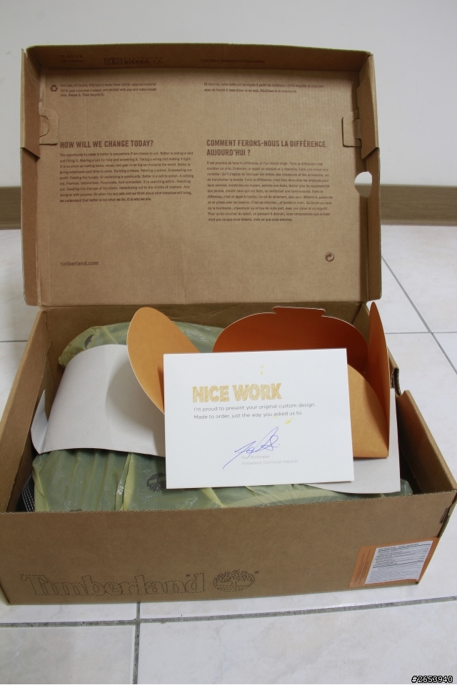 Timberland訂製~不專業開箱