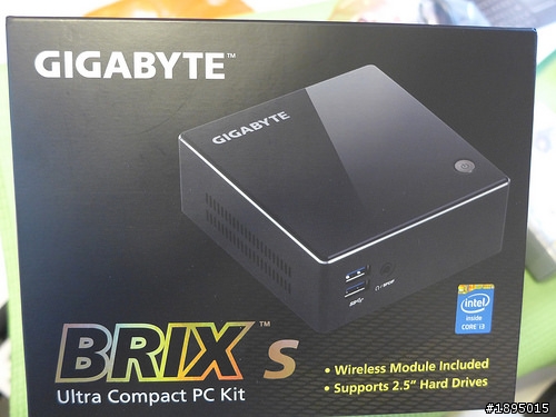 [簡單開箱] 敗入與我家玄鳳粉圓一樣大小的微型電腦－技嘉Brix I3 HasWell 準系統