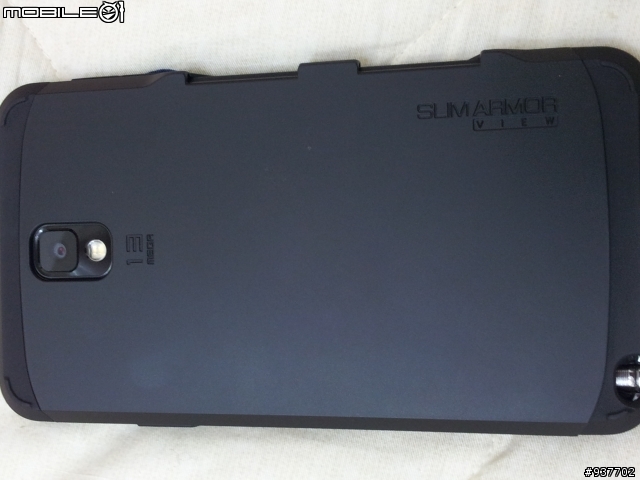 簡易(開箱文)新款SGP Galaxy 三星 Note 3 Case Slim Armor View