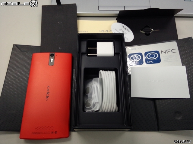 OPPO X909 (FIND 5)紅色特別限量版~開箱分享~