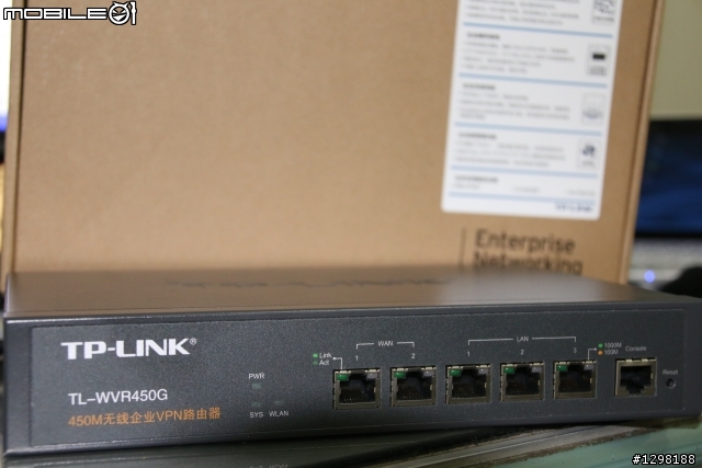 TP-LINK TL-WVR450G450M無線企業VPN雙WAN路由器簡易開箱