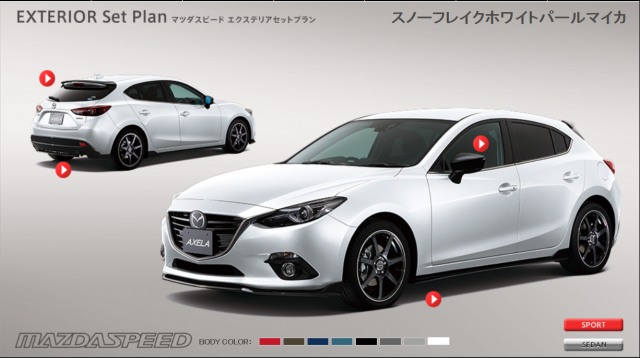 2014(新)MAZDA3   原廠改裝套件(超美)