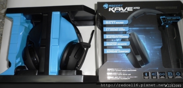 環場震撼力十足的德國冰豹Roccat Kave XTD 5.1 聲道數位多功能電競耳機麥克風開箱心得