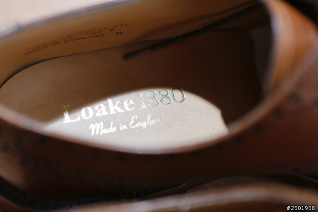 開箱！ 英國製手工皮鞋(牛津鞋）Loake 1880 Premium Worton Dainile鞋底經典雕花手工鞋