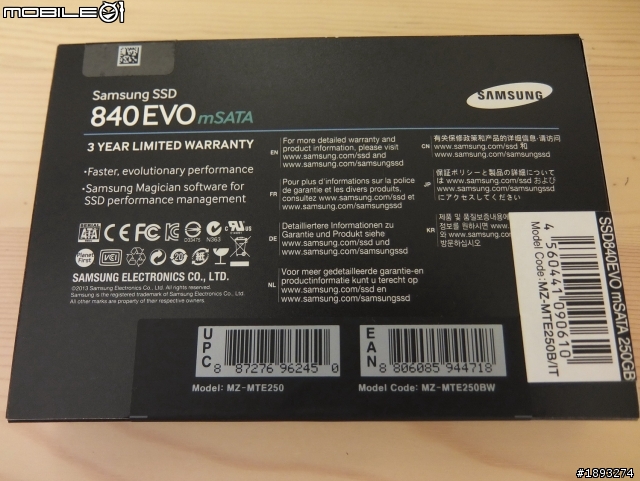 [開箱] SAMSUNG SSD mSATA EVO 250GB @ msi Z87-GD65 Gaming