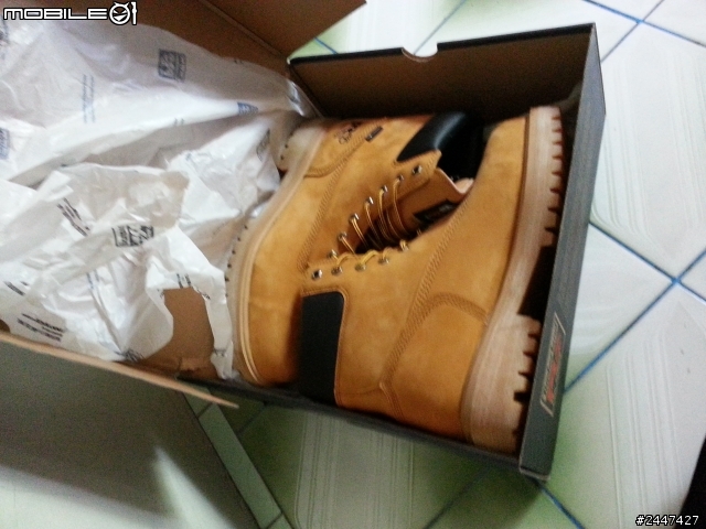 (簡易開箱) 進擊的黃靴 Timberland PRO 65016 霸氣的黃靴呀>_