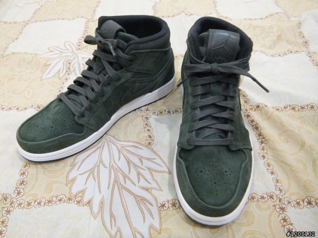 分享： AIR JORDAN 1 仿舊軍綠皮革款