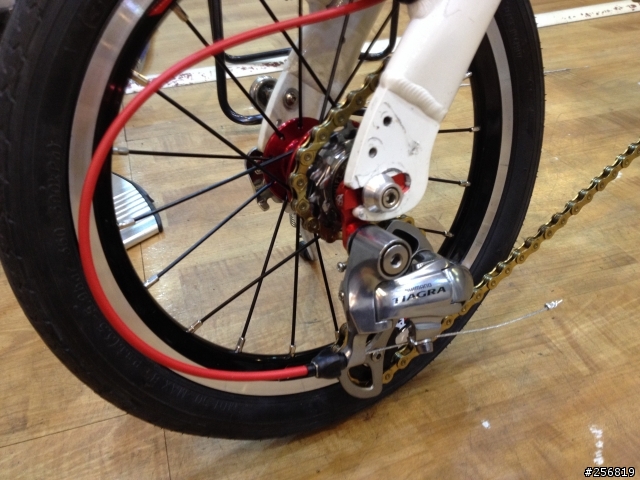 看我把Dahon Dove-Bya 412 單速14吋折疊車改米洛Mailo 外三變速輪組