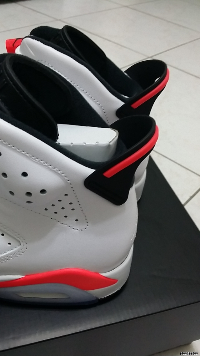 開箱~ AIR JORDAN RETRO 6 Infrared 小時候的夢想