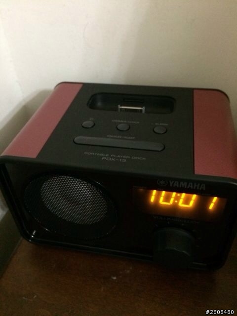 （開箱）Yamaha 桌上型iPod/iPhone音響-紅色