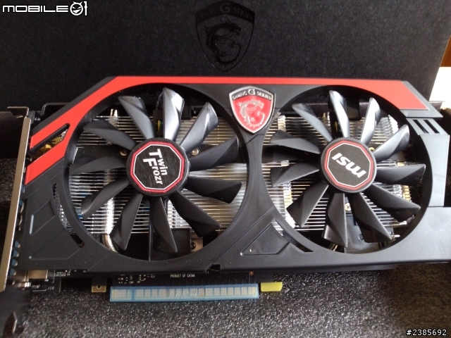 微星NVIDIA_GTX750Ti 顯卡實裝分享