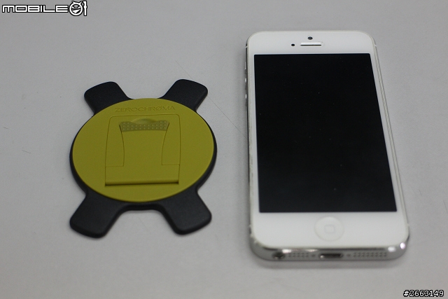 【試用開箱文】Zerochroma手機轉盤立架通用型之iPHONE5測試