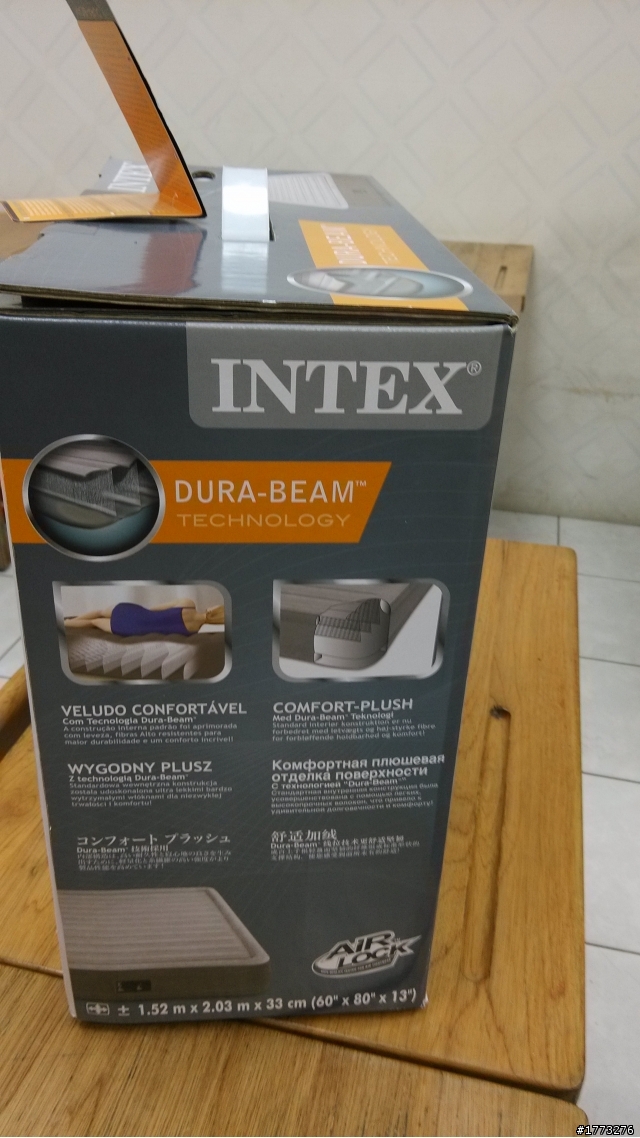 極度不專業之 好市多 INTEX 充氣床墊 開箱～（圖多請慎入）
