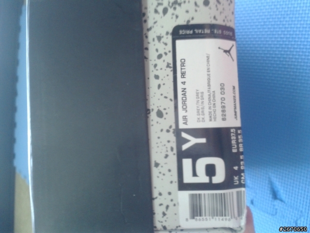 求大神幫忙鑑定 Air Jordan 4 Retro 黑灰
