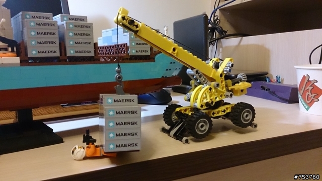 【LEGO開箱文】世界最大貨櫃輪建造過程