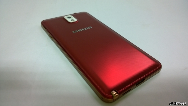 NOTE 3 玫瑰金(新增白機)+ 原廠潮牌背蓋(個性紅)