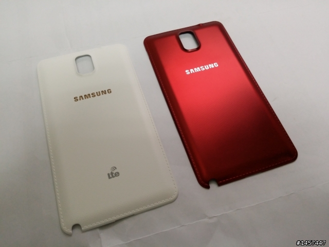 NOTE 3 玫瑰金(新增白機)+ 原廠潮牌背蓋(個性紅)
