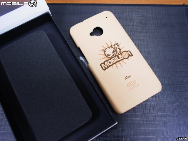 Alto 客制化雷雕hTC New One真皮手機保護殼
