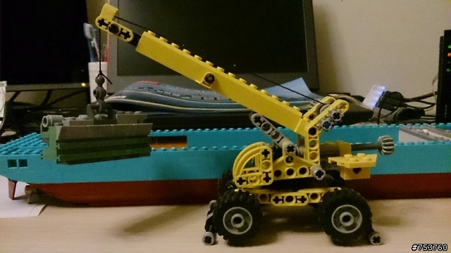 【LEGO開箱文】世界最大貨櫃輪建造過程