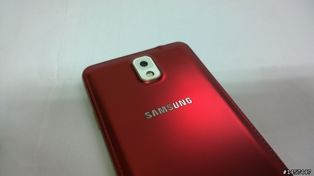 NOTE 3 玫瑰金(新增白機)+ 原廠潮牌背蓋(個性紅)