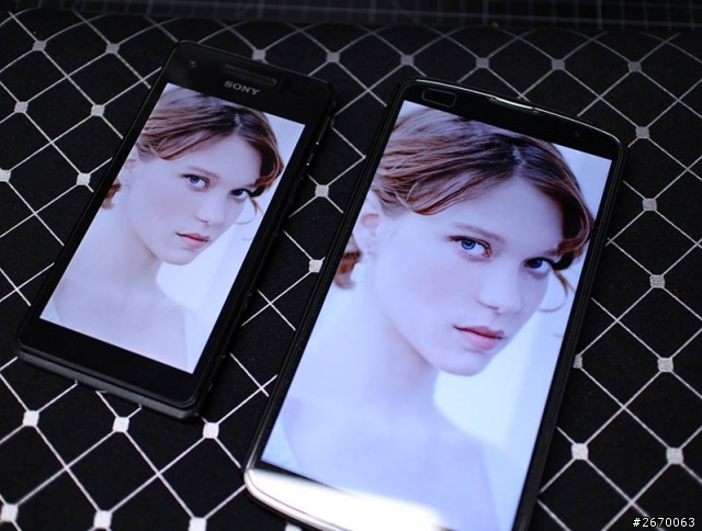 4月6號 更新 紫色 Z1 比較 LG  G PRO2 黑色 開箱 NOTE3 SONY Xperia V 的 螢幕 比較心得 圖很多