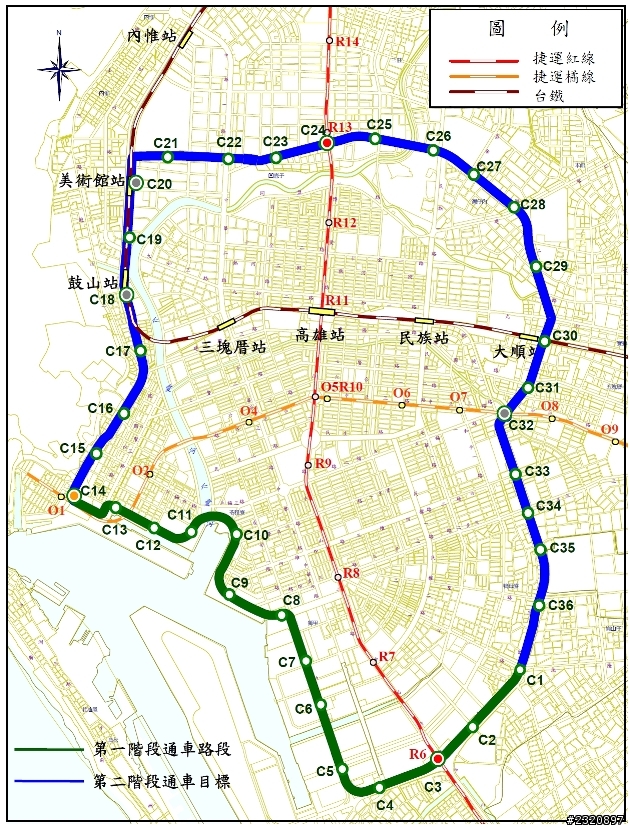 台中所謂的捷運，尤其是藍線