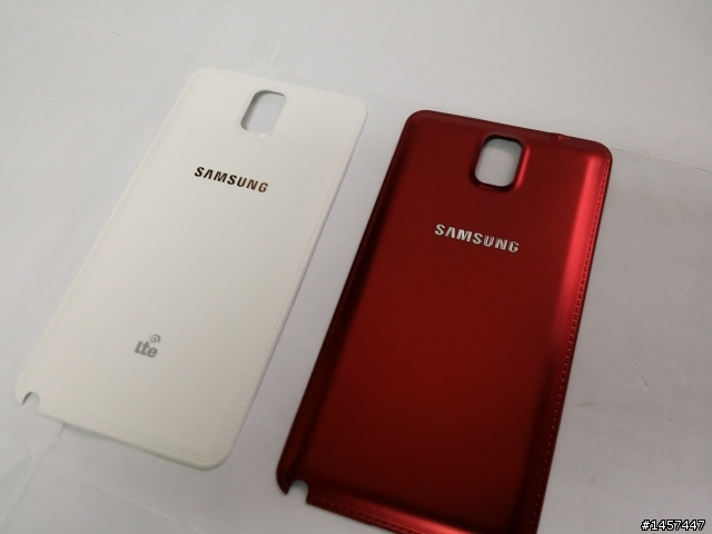 NOTE 3 玫瑰金(新增白機)+ 原廠潮牌背蓋(個性紅)