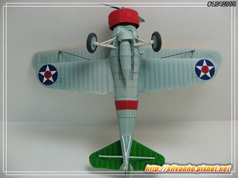 紙模 - Curtiss BF2C Hawk 雙翼飛機