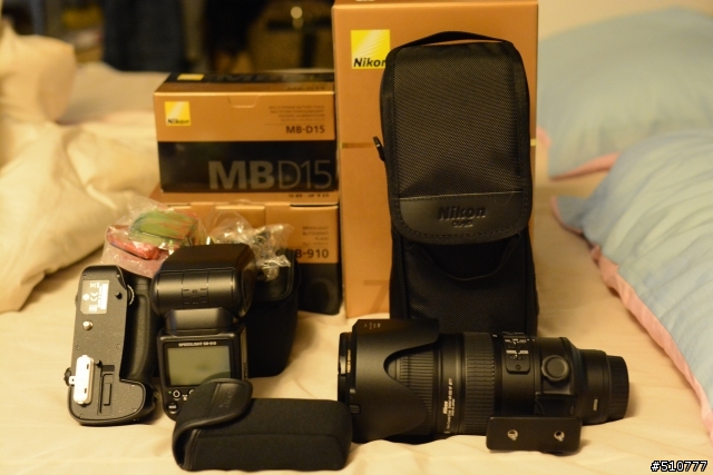 小黑六+SB-910以及垂直把手簡單開箱