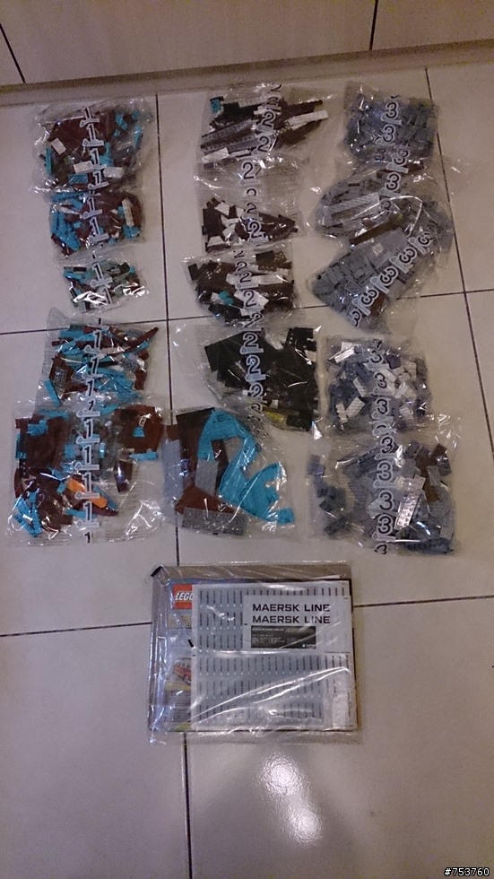 【LEGO開箱文】世界最大貨櫃輪建造過程