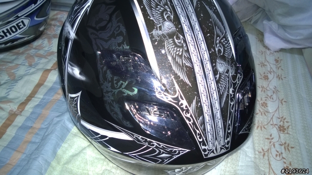 [開箱]SHOEI XR-1100 Diabolic Feud TC-5